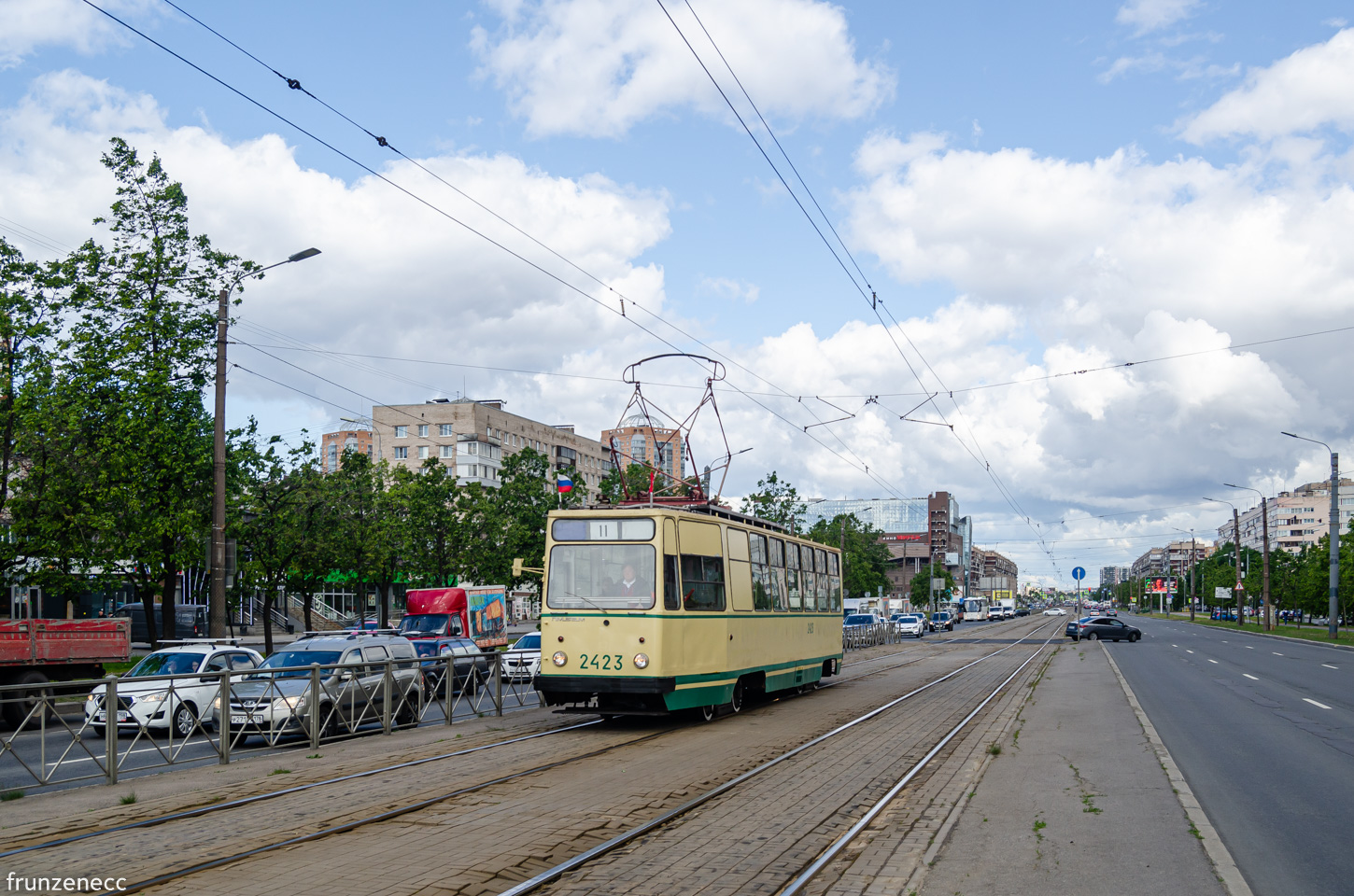 Санкт-Петербург, ЛМ-68М № 2423; Санкт-Петербург — Фестиваль «Купчинская весна 2023» — 03.06.2023
