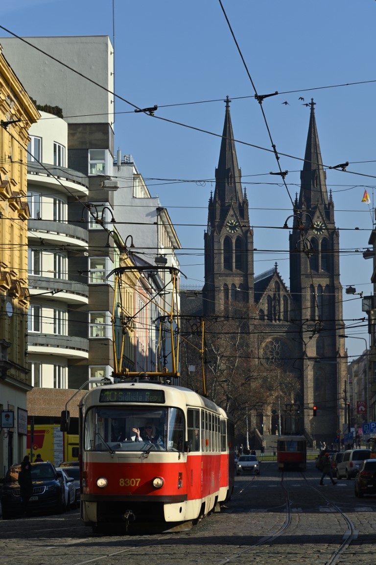 Прага, Tatra T3R.P № 8307