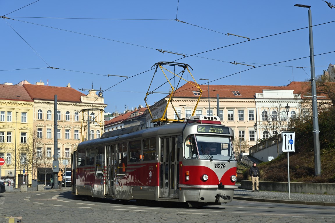 Прага, Tatra T3R.PLF № 8279