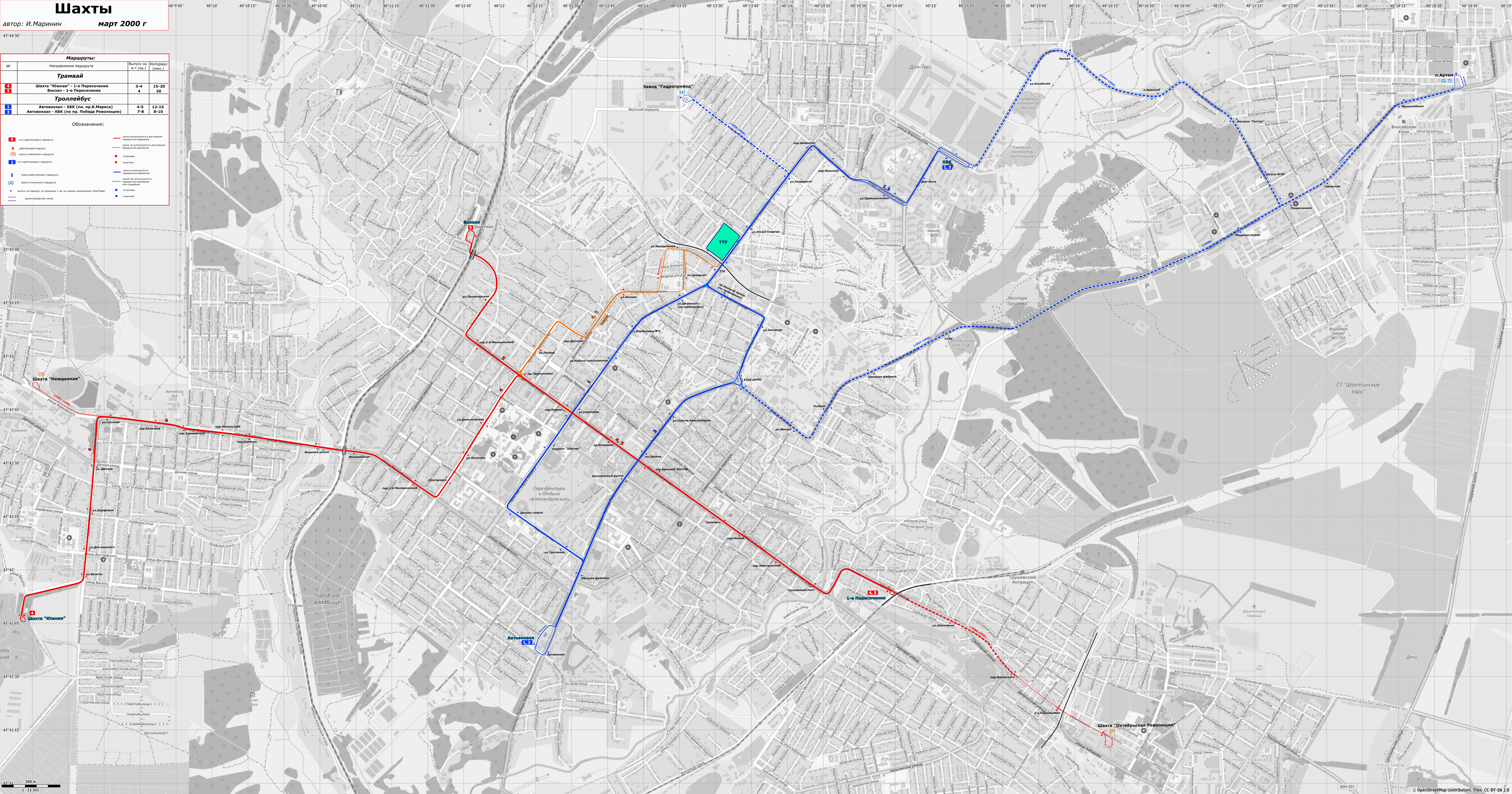 Шахты — Схемы