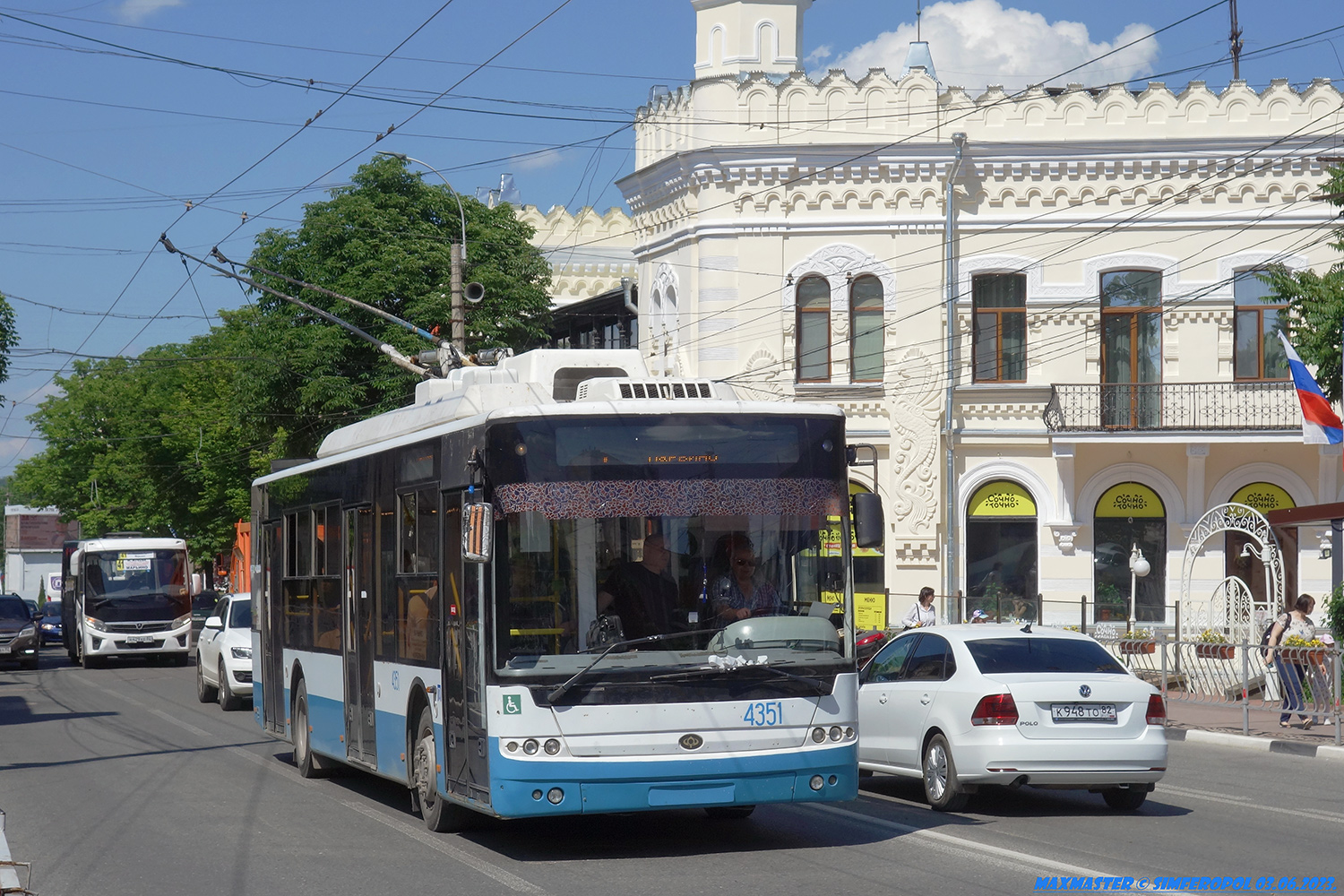 Крымскі тралейбус, Богдан Т70110 № 4351