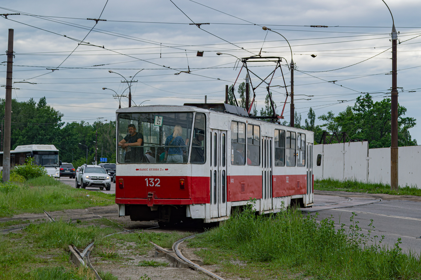 Lipetsk, Tatra T6B5SU # 132