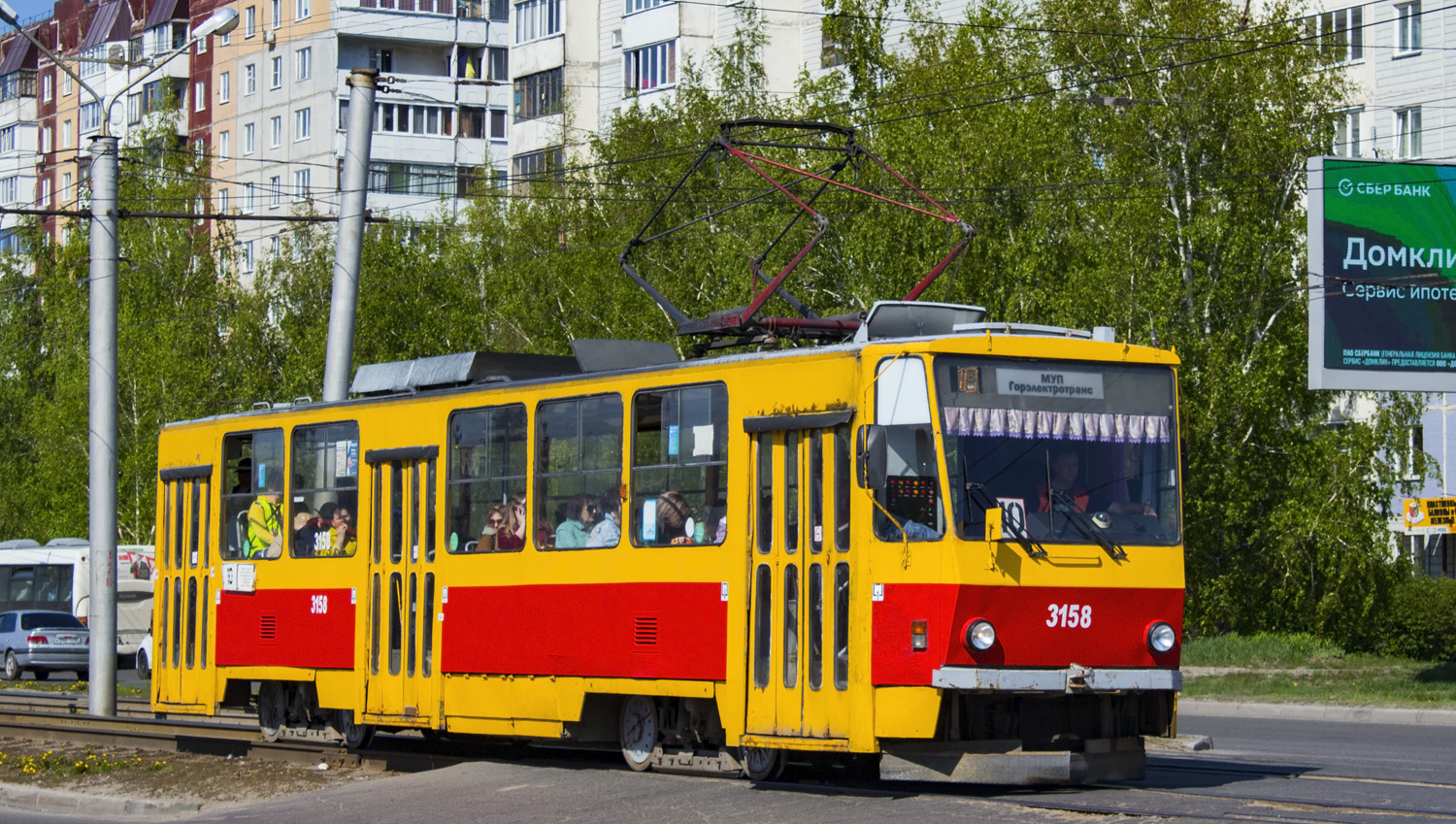 Барнаул, Tatra T6B5SU № 3158