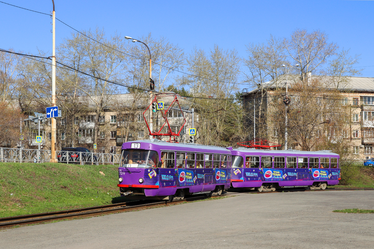 Екатеринбург, Tatra T3SU № 209; Екатеринбург, Tatra T3SU № 210