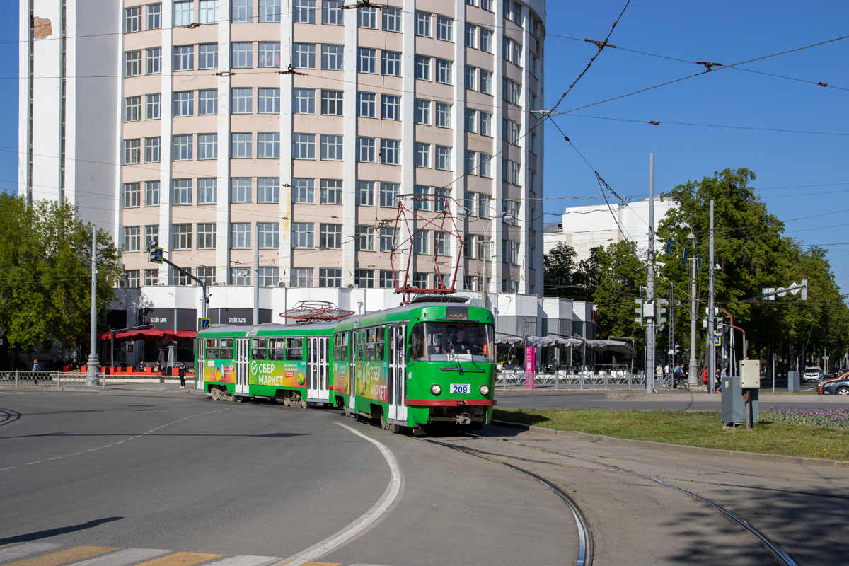 Екатеринбург, Tatra T3SU № 209