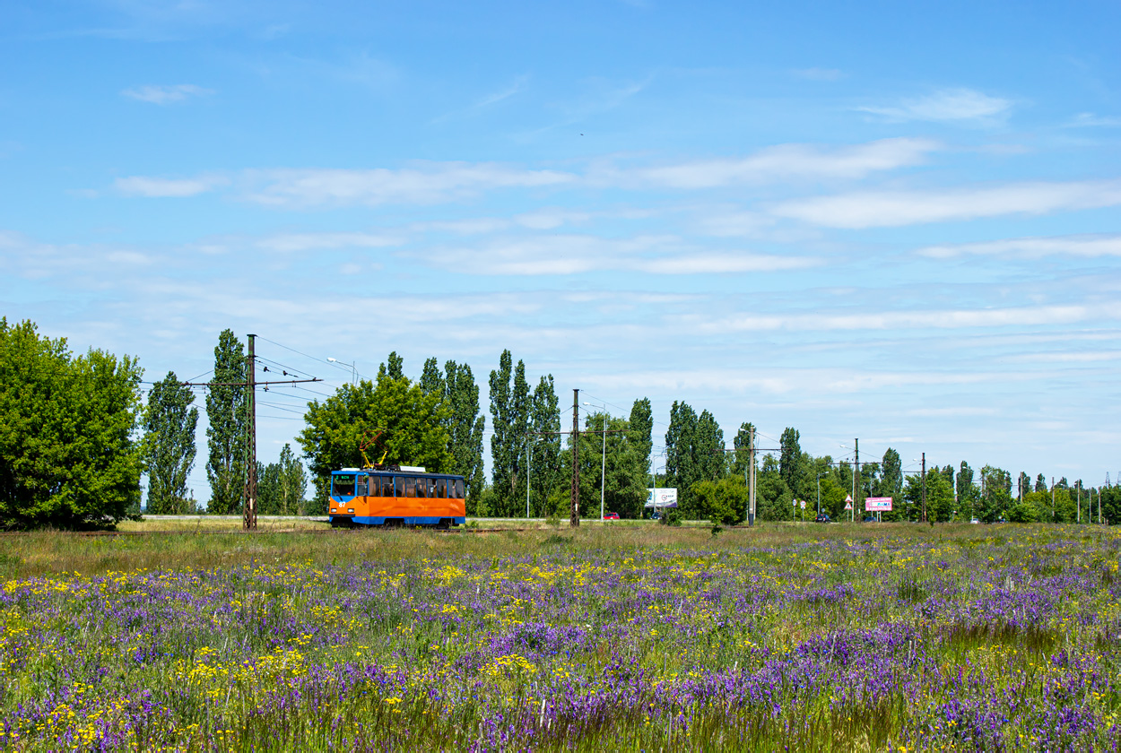 Stary Oskol, 71-605 (KTM-5M3) Br. 87; Stary Oskol — Tram and Nature