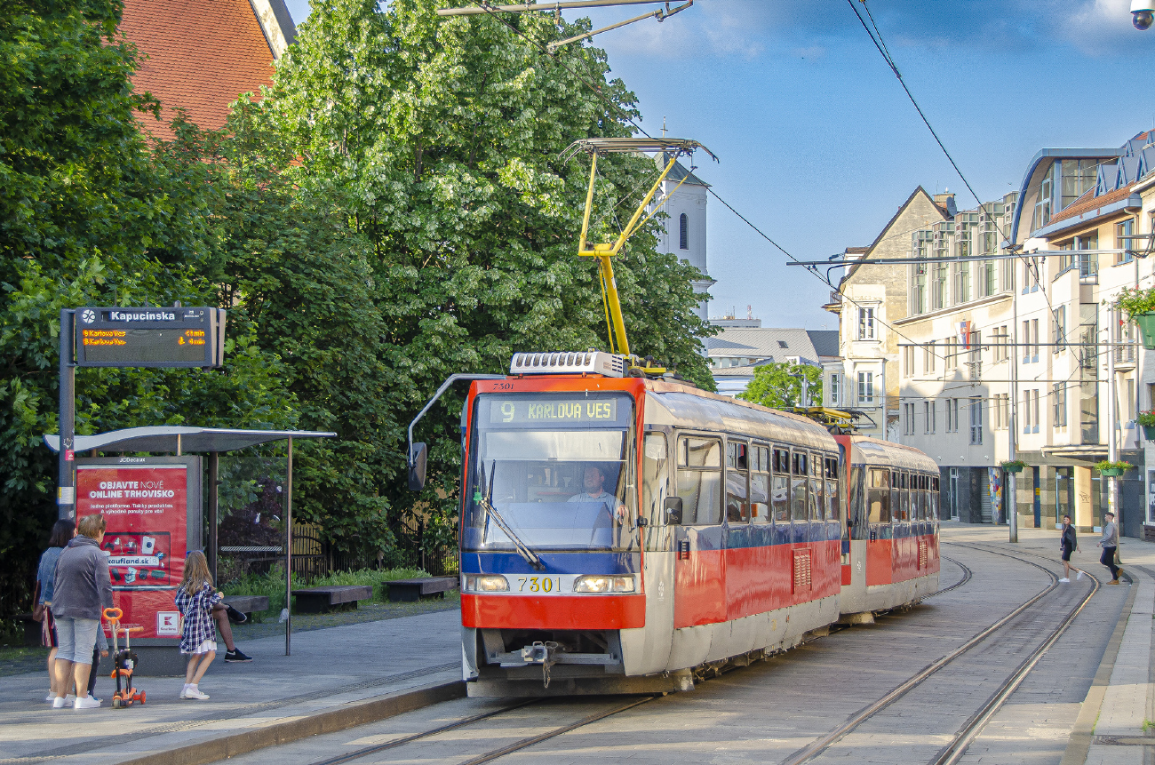 Bratislava, Tatra T3S № 7301; Bratislava, Tatra T3S № 7302