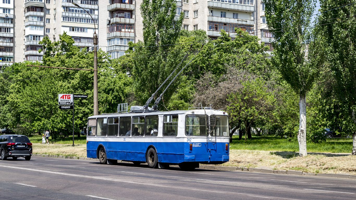 Черкассы, ЗиУ-682В-012 [В0А] № 312