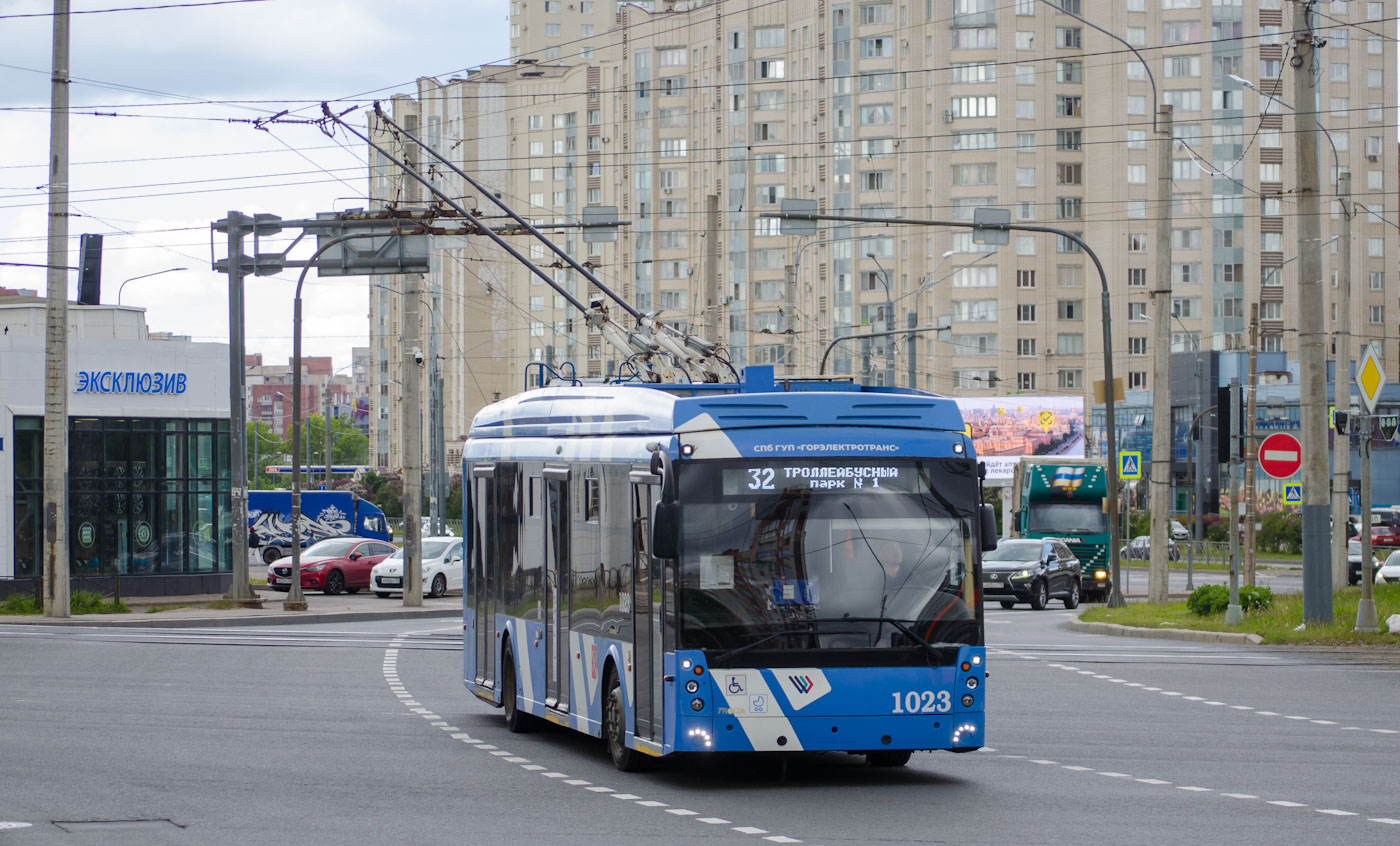 Санкт-Петербург, Тролза-5265.08 «Мегаполис» № 1023