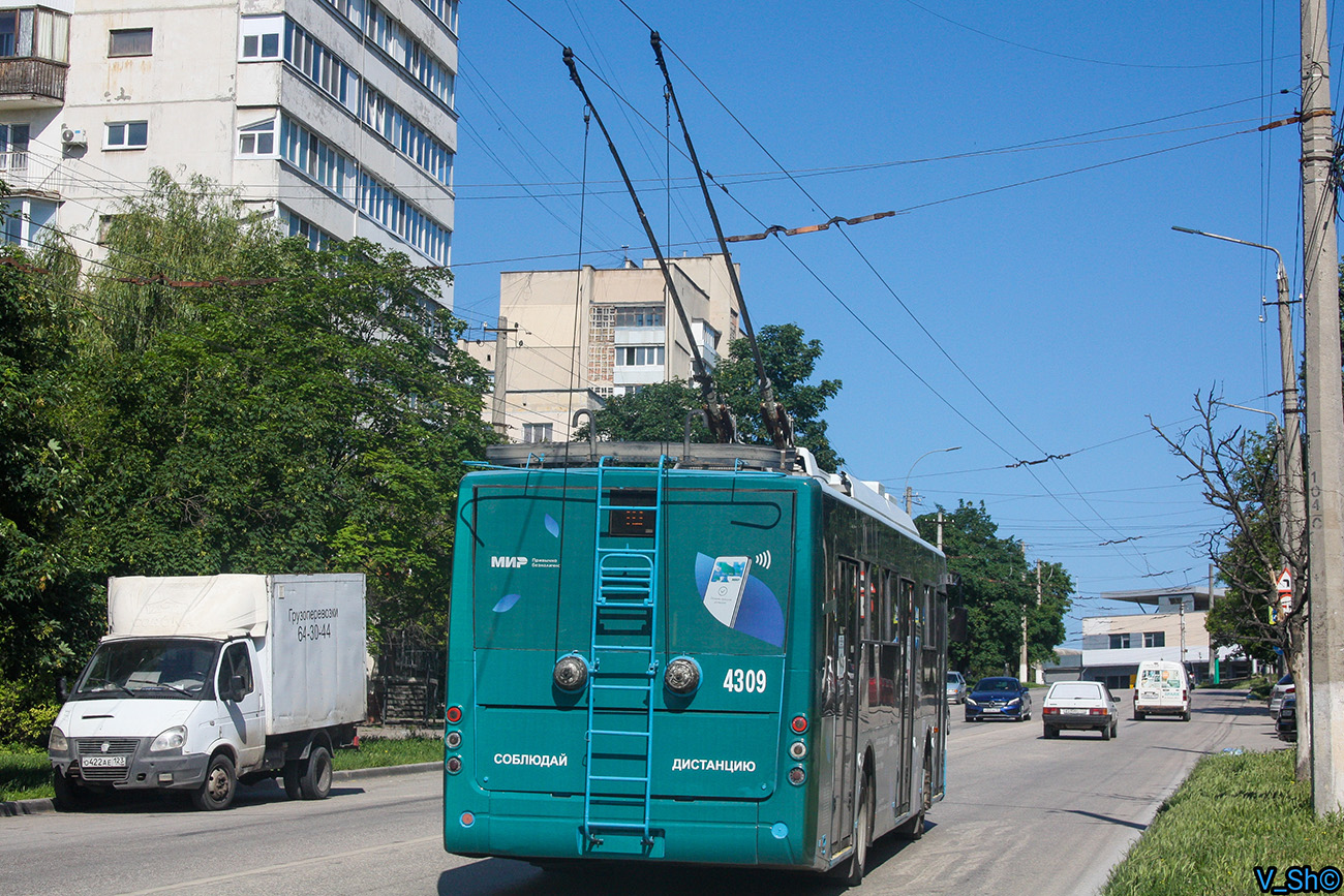 Крымский троллейбус, Богдан Т70110 № 4309