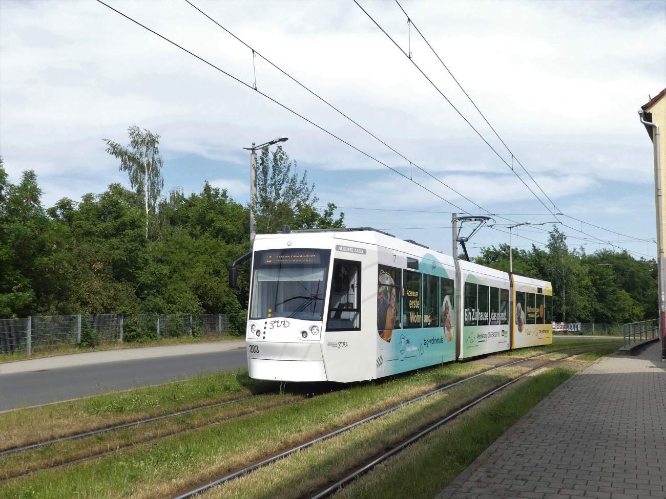 Gera, Alstom NGT8G Nr 203 Gera, Alstom NGT8G Nr 203