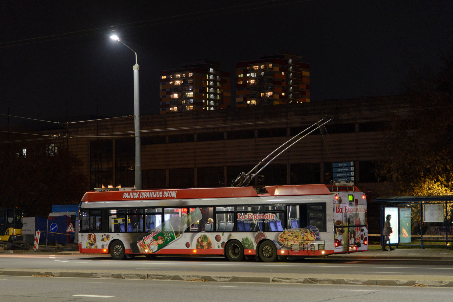 Вильнюс, Solaris Trollino II 15 AC № 2693