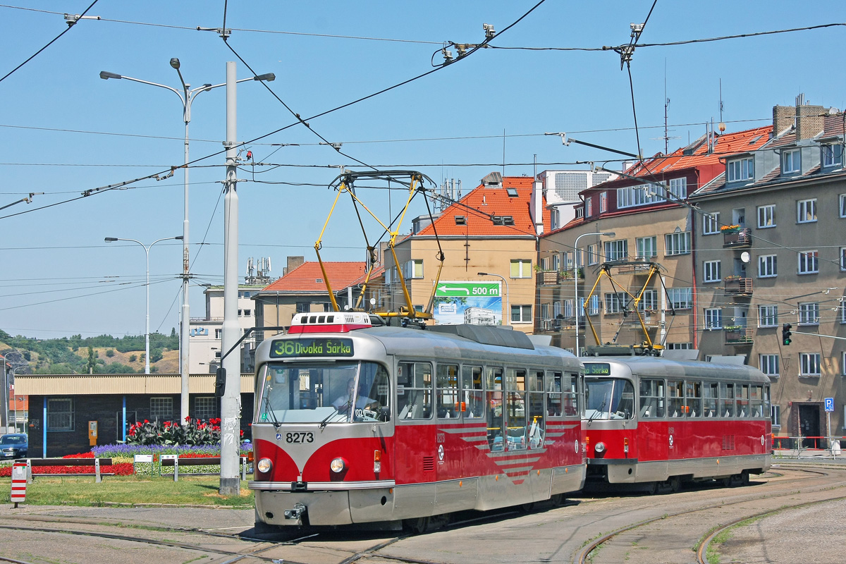 Прага, Tatra T3R.PLF № 8273