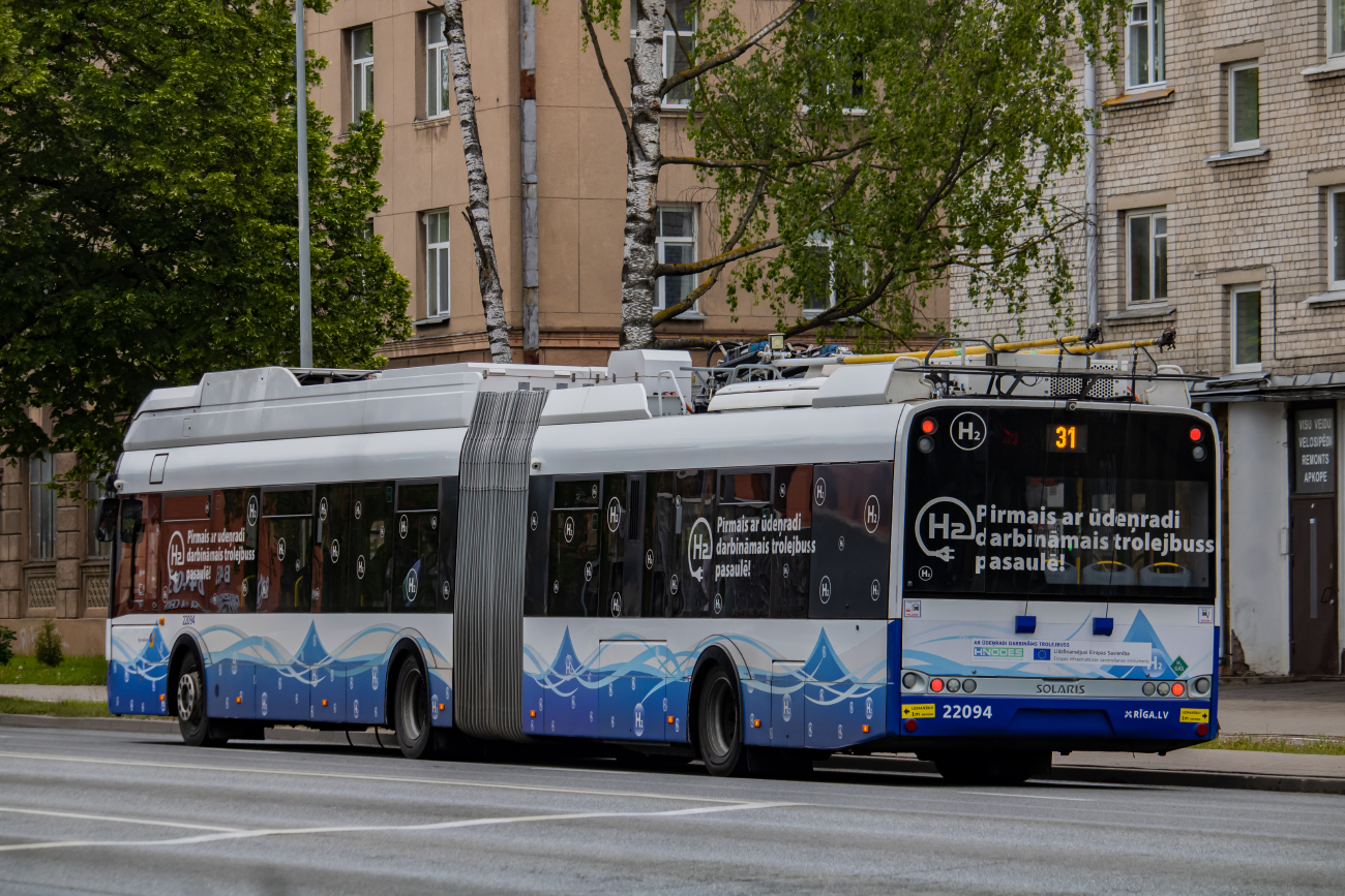 Рыга, Solaris Trollino III 18,75 H2 № 22094