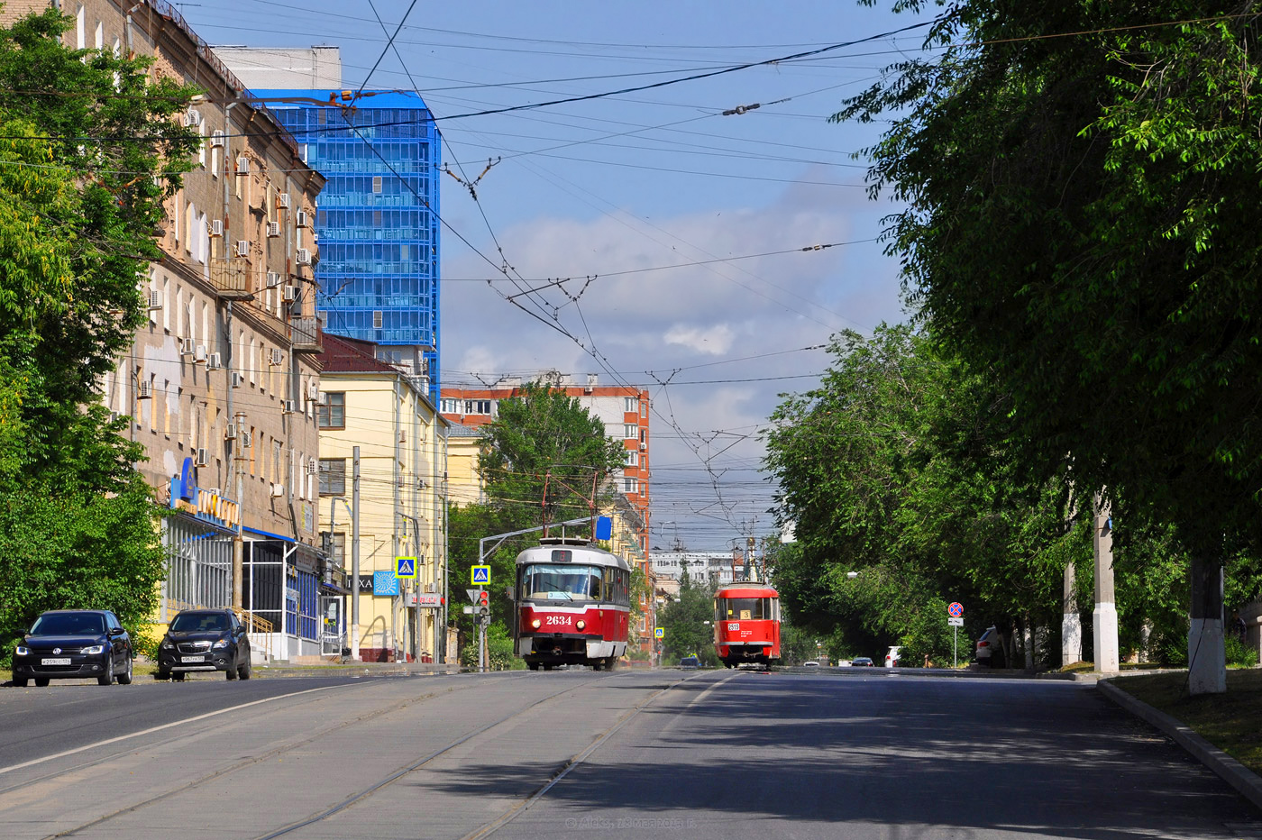 Волгоград, Tatra T3SU (двухдверная) № 2634