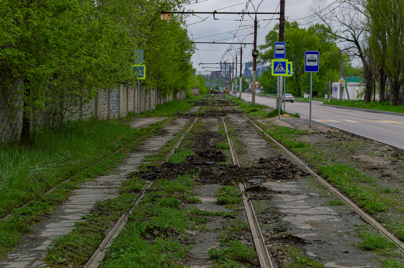 Липецк — Ремонт трамвайных путей в рамках концессионного соглашения