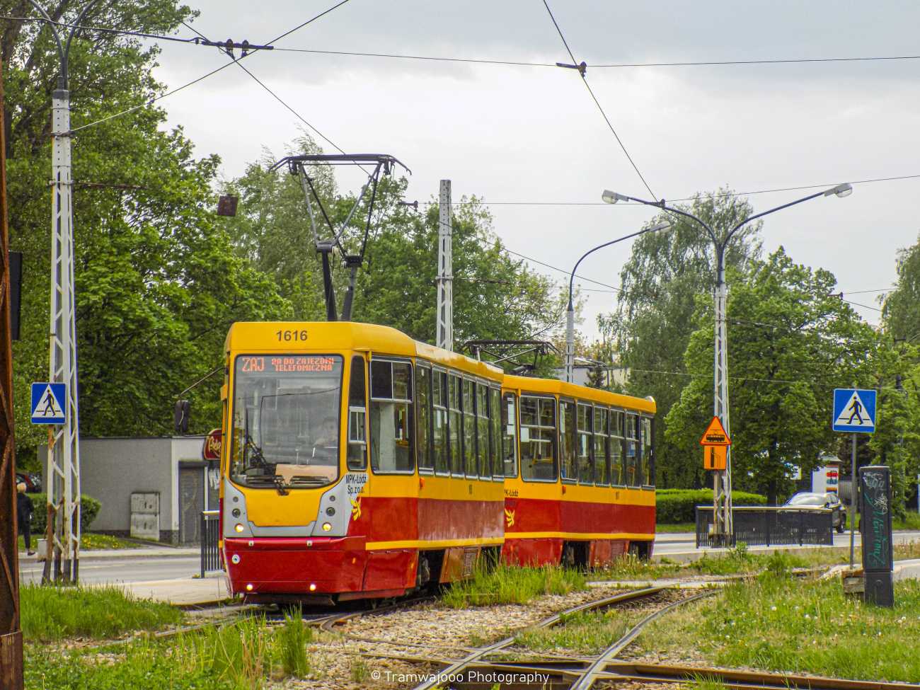 Лодзь, Konstal 805NaND № 1616