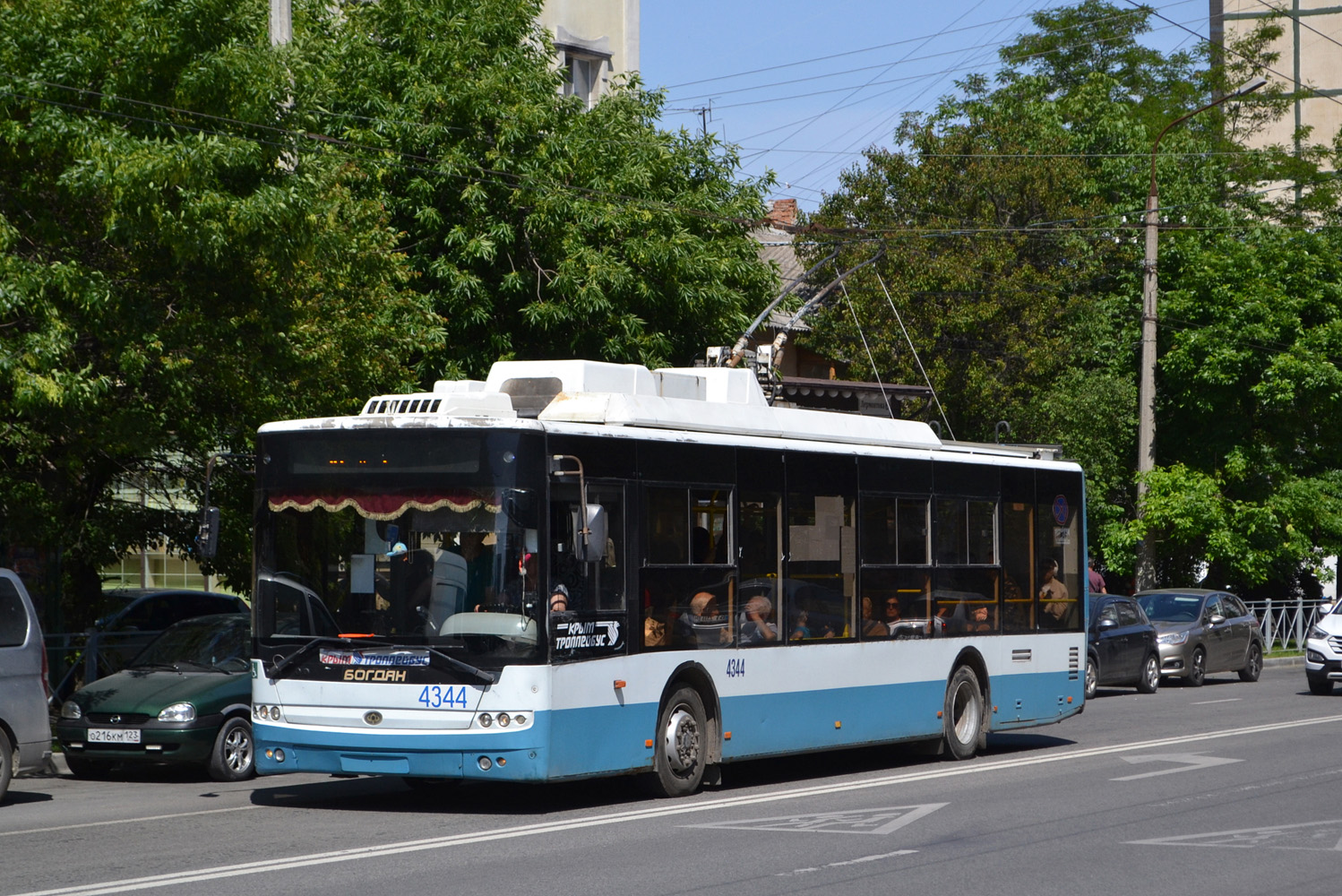 Крымский троллейбус, Богдан Т70110 № 4344