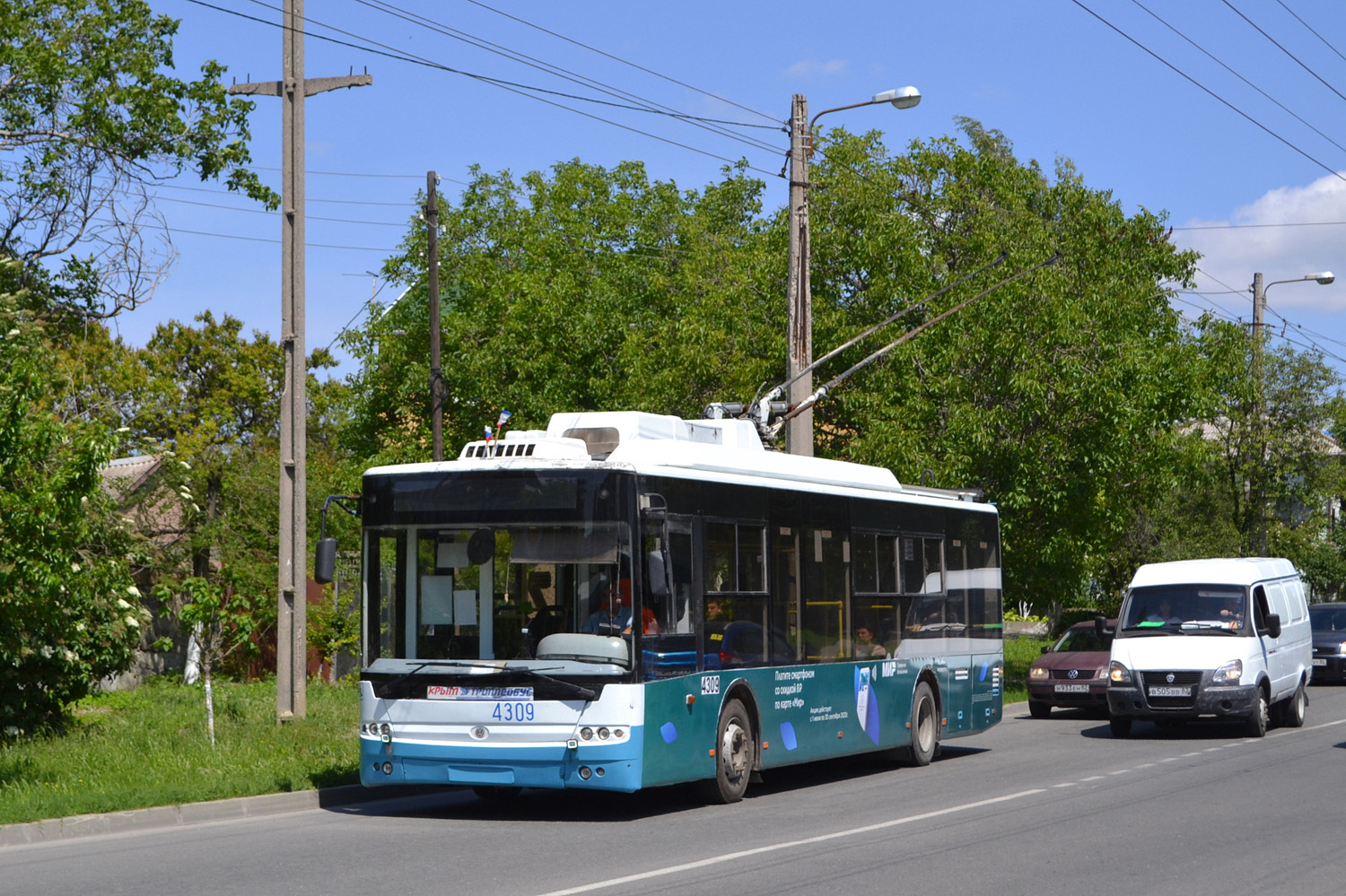 Крымский троллейбус, Богдан Т70110 № 4309