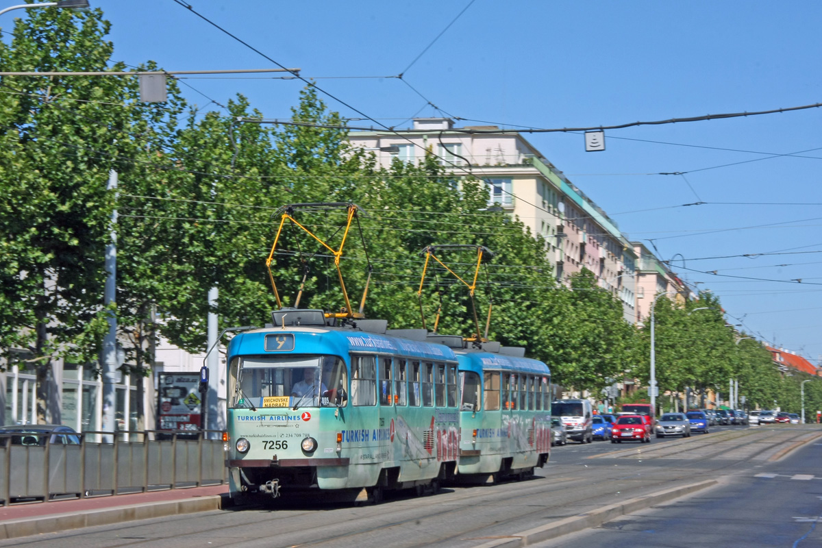 Prága, Tatra T3SUCS — 7256