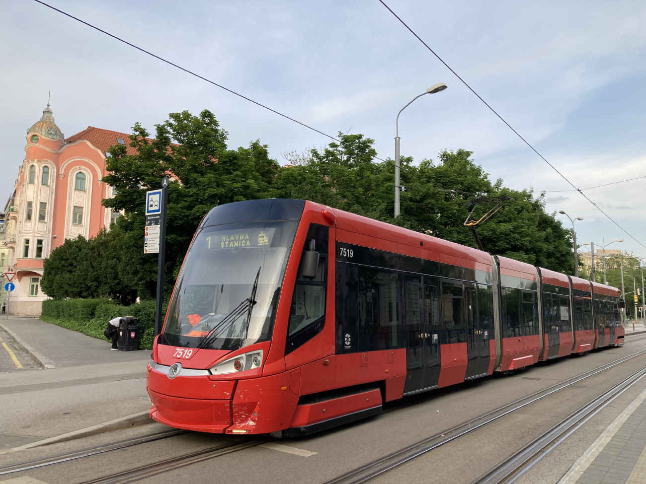 Братислава, Škoda 30T ForCity Plus № 7519 Братислава, Škoda 30T ForCity Plus № 7519