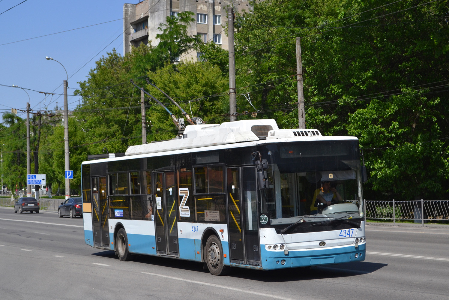Krimas trolejbuss, Bogdan T70110 № 4347