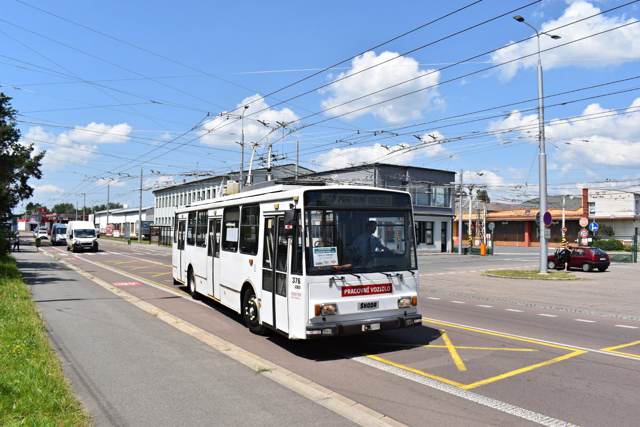 Пардубице, Škoda 14Tr13/6M № 376; Пардубице — Прекращение движения троллейбусов Škoda 14Tr в Пардубице 1983–2023