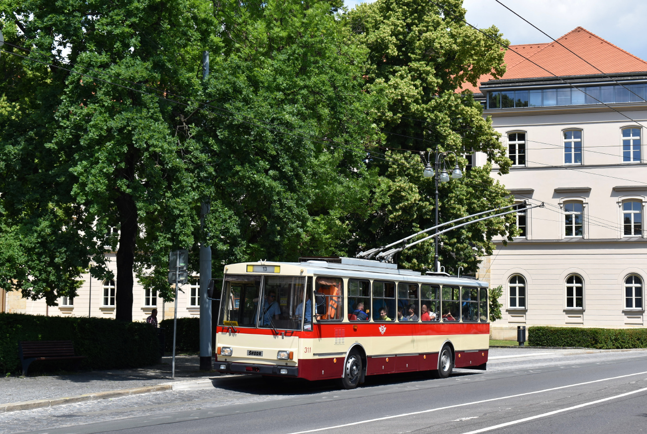 Пардубице, Škoda 14Tr08/6 № 311; Пардубице — Прекращение движения троллейбусов Škoda 14Tr в Пардубице 1983–2023