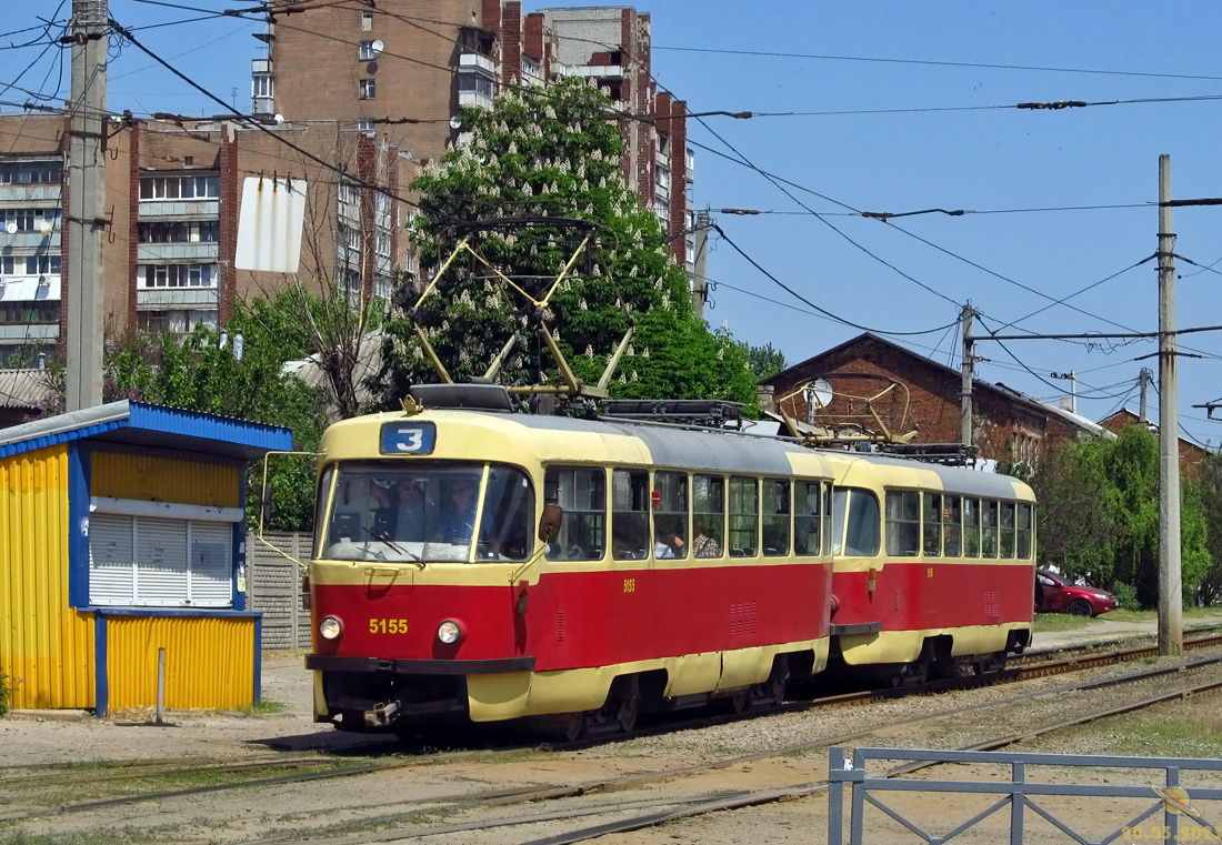 Харьков, Tatra T3A № 5155