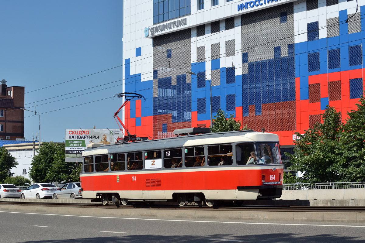 Краснодар, Tatra T3SU КВР МРПС № 154