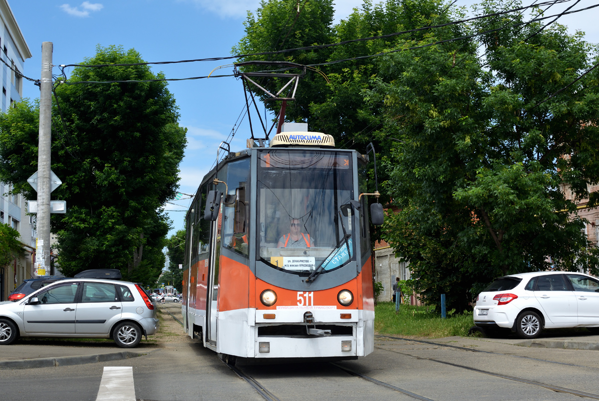Krasnodar, 71-605ТН (КТМ-5М3Р8) č. 511