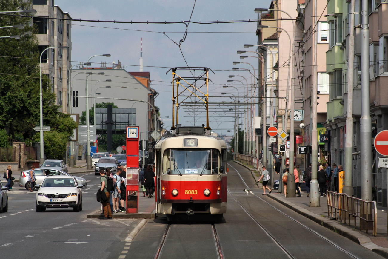 Praha, Tatra T3M2-DVC № 8083
