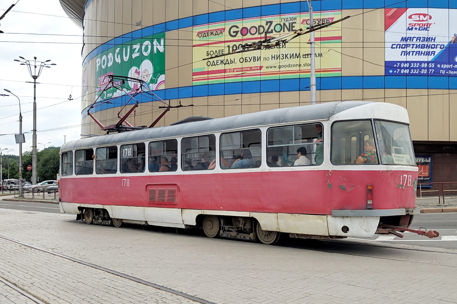 Донецк, Tatra T3SU (двухдверная) № 178