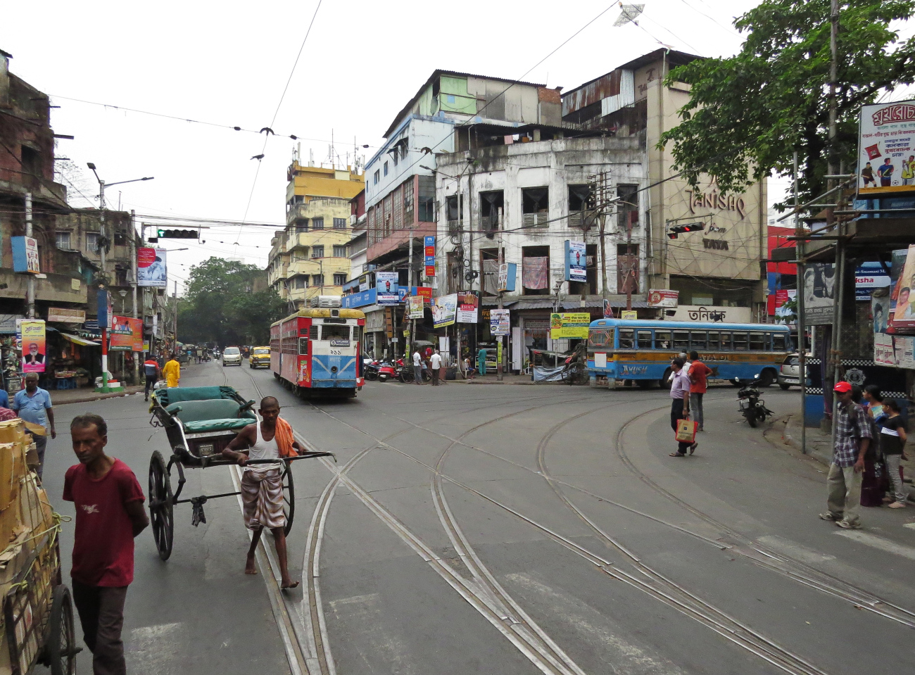 Калькутта — Трамвайные линии и инфраструктура