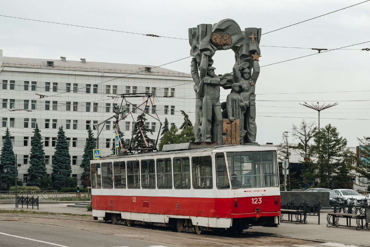 Липецк, Tatra T6B5SU № 123