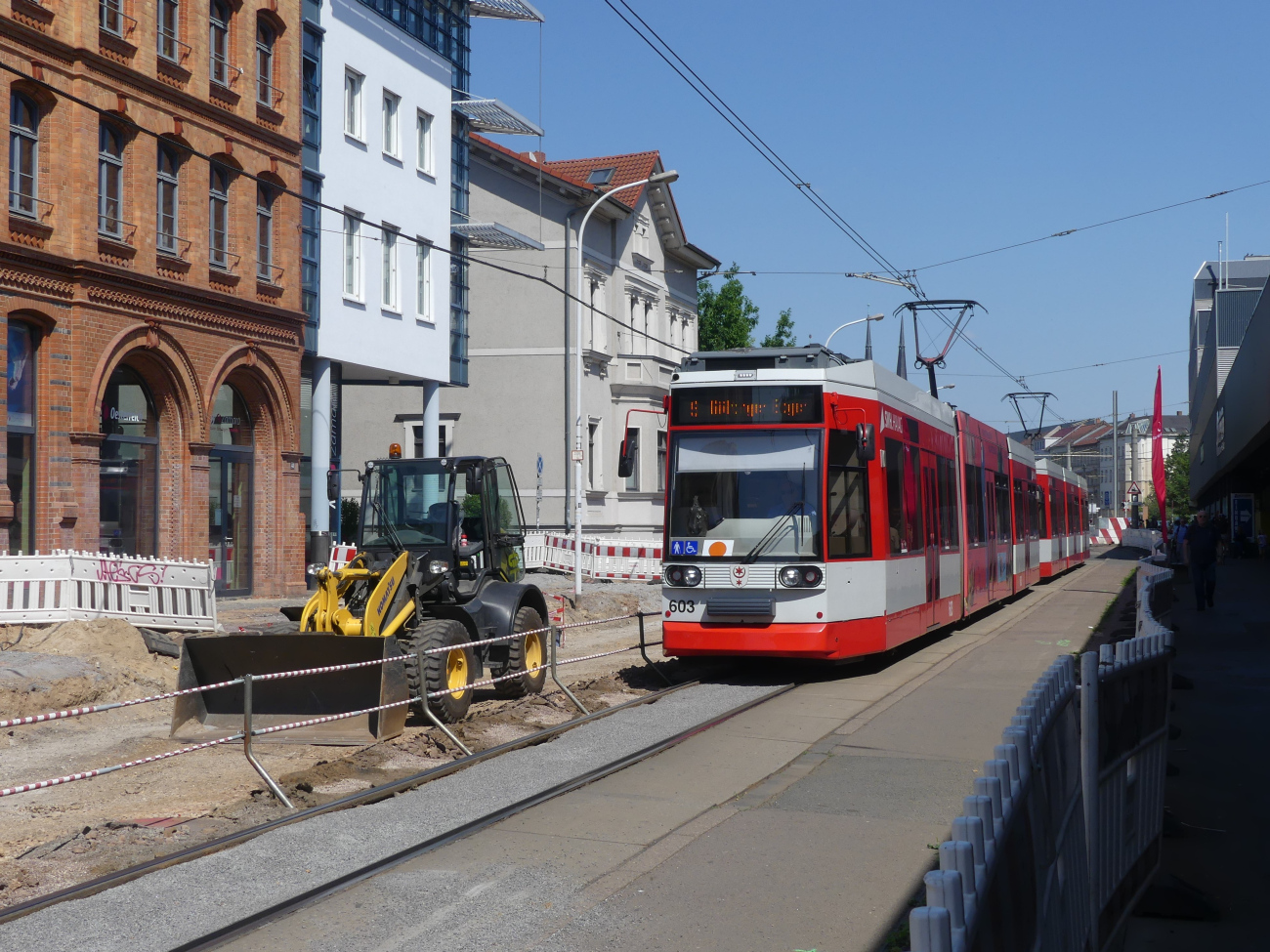 Halle, Duewag MGT6D — 603