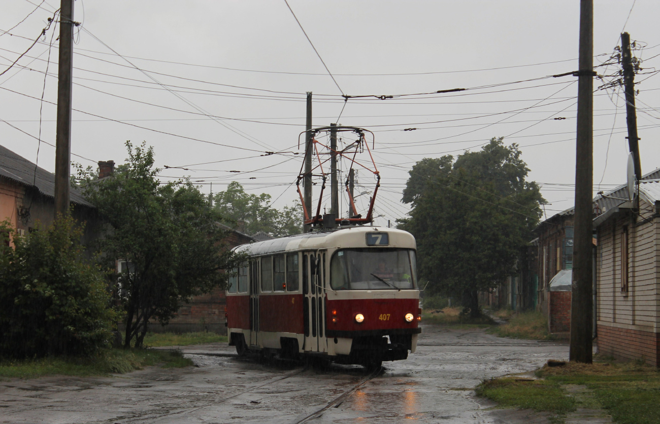 Харьков, Tatra T3SUCS № 407