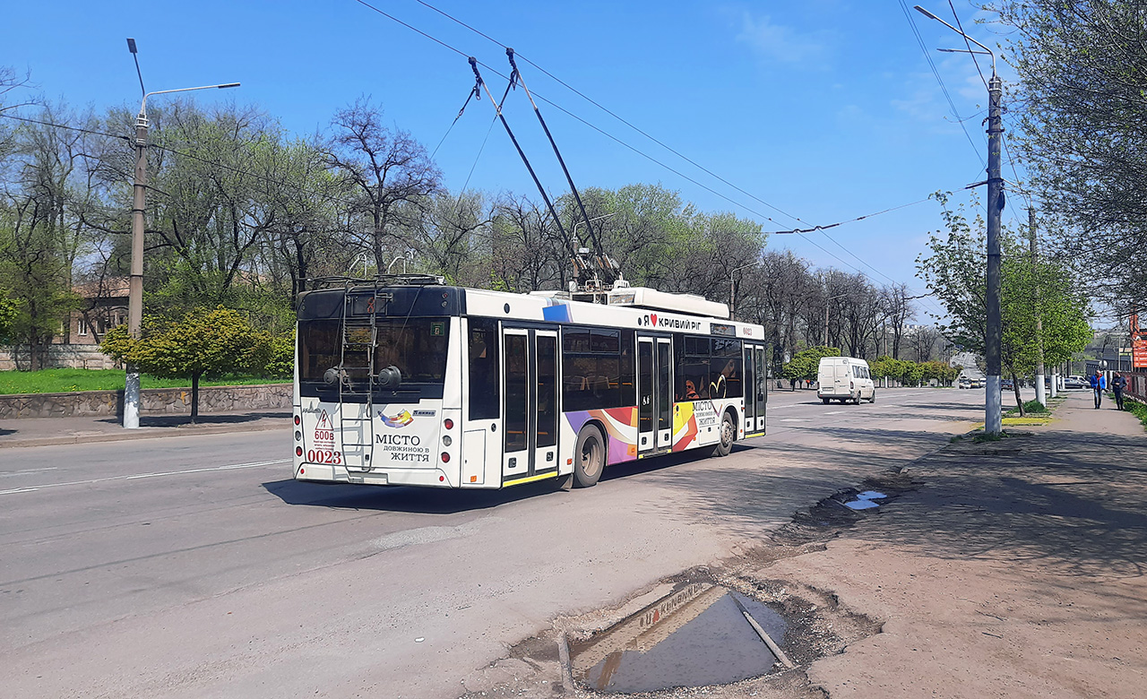 Krywyj Rih, Dnipro T203 Nr. 0023; Krywyj Rih — Closed line