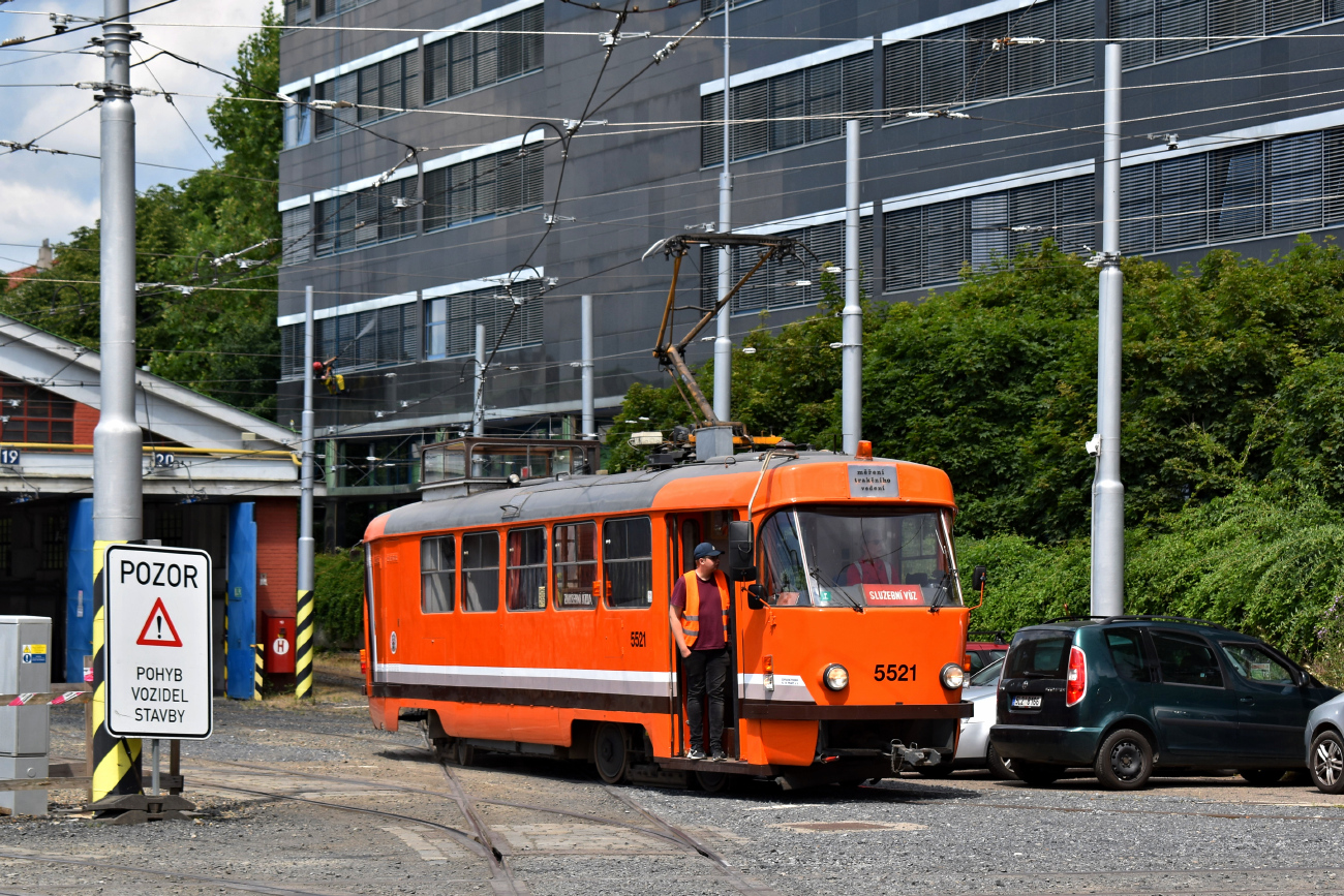 Прага, Tatra T3 № 5521