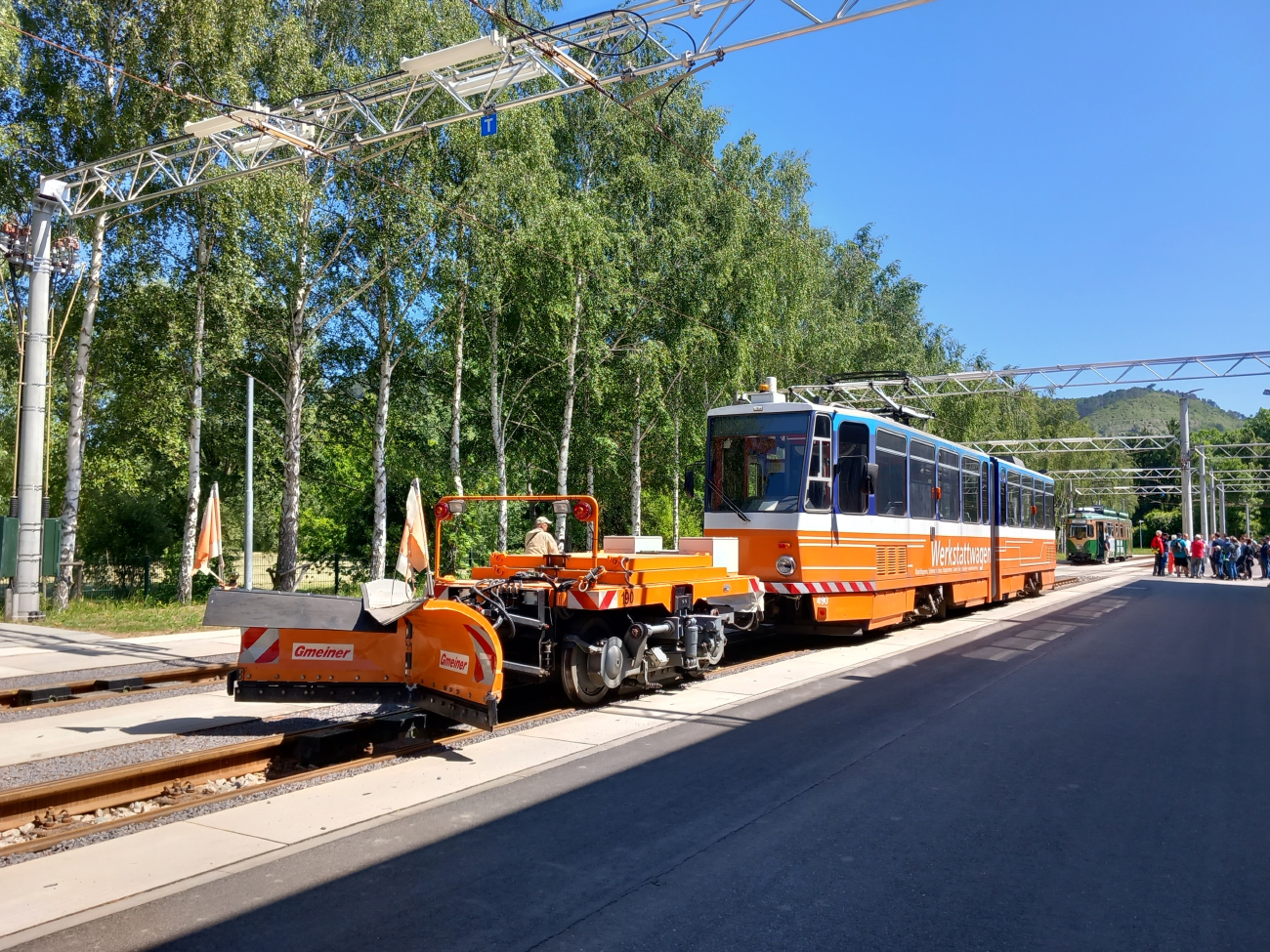 Йена, IFTEC VRG 1 № 190; Йена, Tatra KT4D-Z № 490