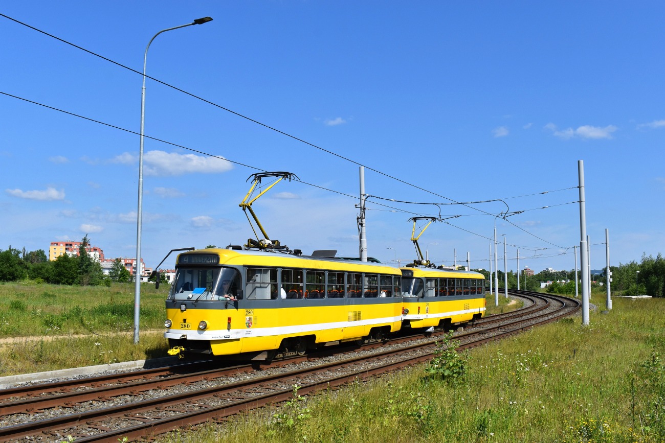 Пльзень, Tatra T3R.P № 280