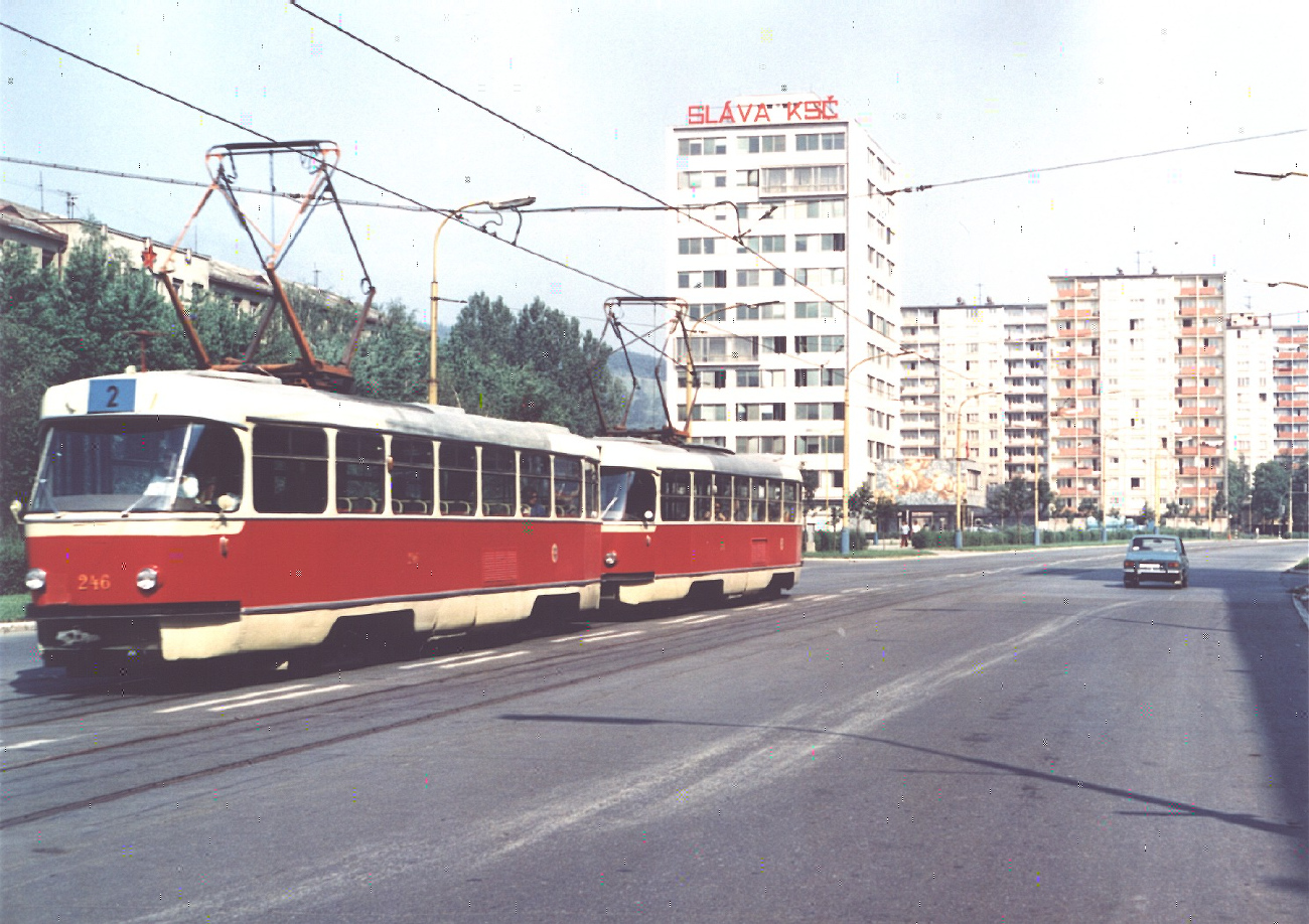 Кошице, Tatra T3 № 246; Кошице, Tatra T3 № 284; Кошице — Старые фотографии