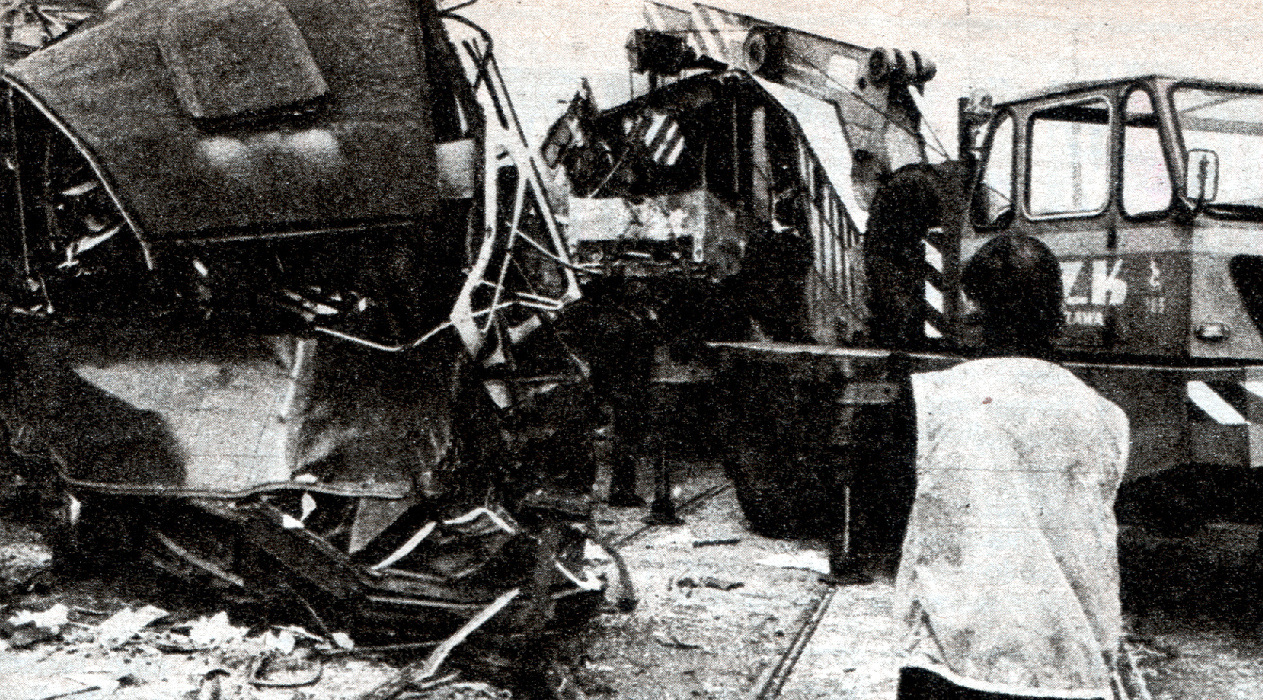 Варшава, Konstal 105N № 1049; Варшава — Происшествия