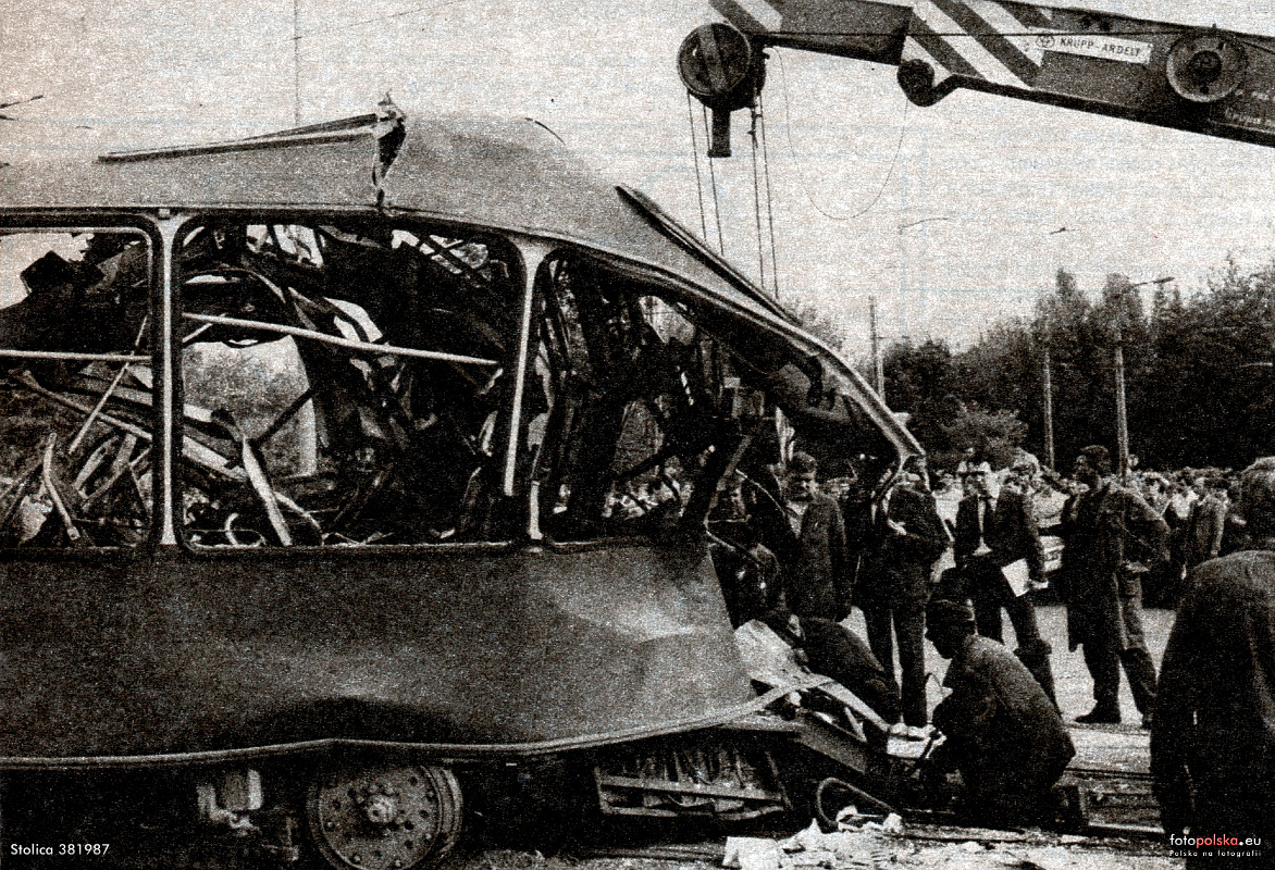 Warsaw, Konstal 105N Br. 1049; Warsaw — Accidents and other incidents