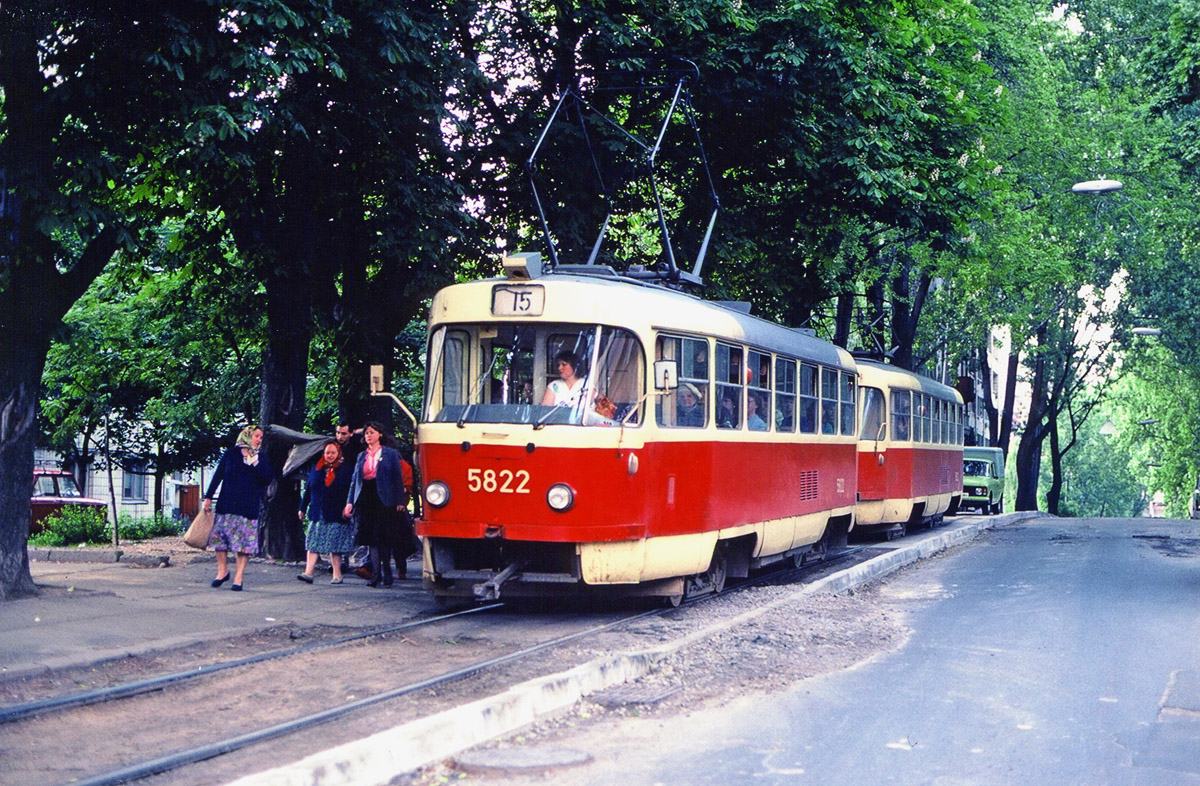 Киев, Tatra T3SU № 5822; Киев — Исторические фотографии
