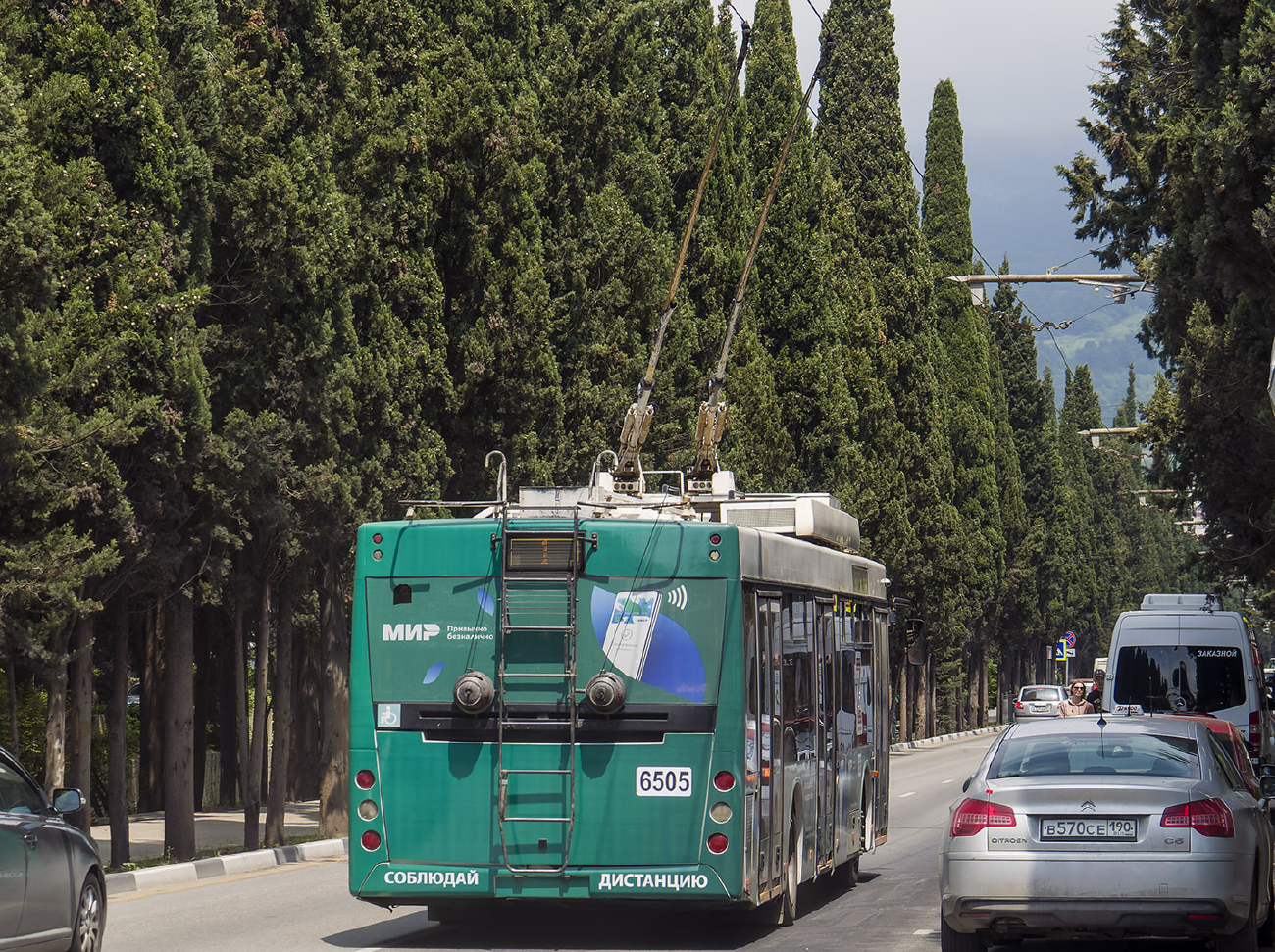 Крымский троллейбус, СВАРЗ-МАЗ-6275 № 6505