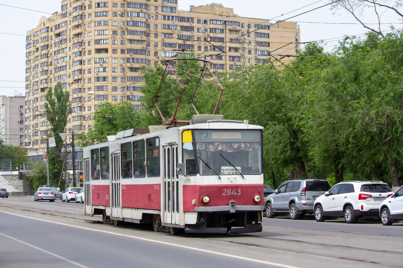 Волгоград, Tatra T6B5SU № 2843