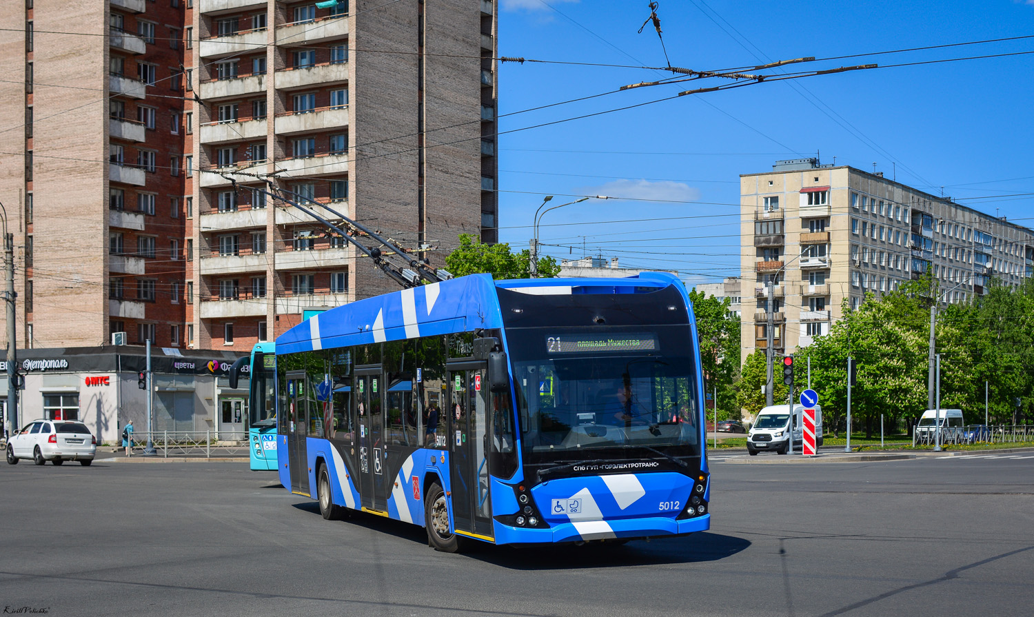Санкт-Петербург, ВМЗ-5298.01 «Авангард» № 5012
