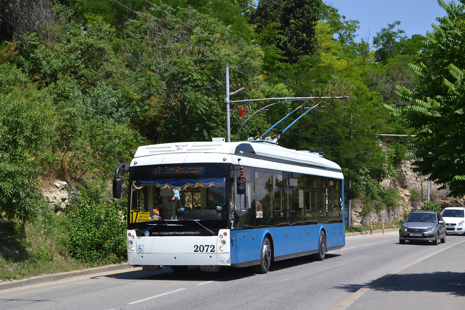 Sevastopol, Trolza-5265.03 “Megapolis” # 2072 Sevastopol, Trolza-5265.03 “Megapolis” # 2072