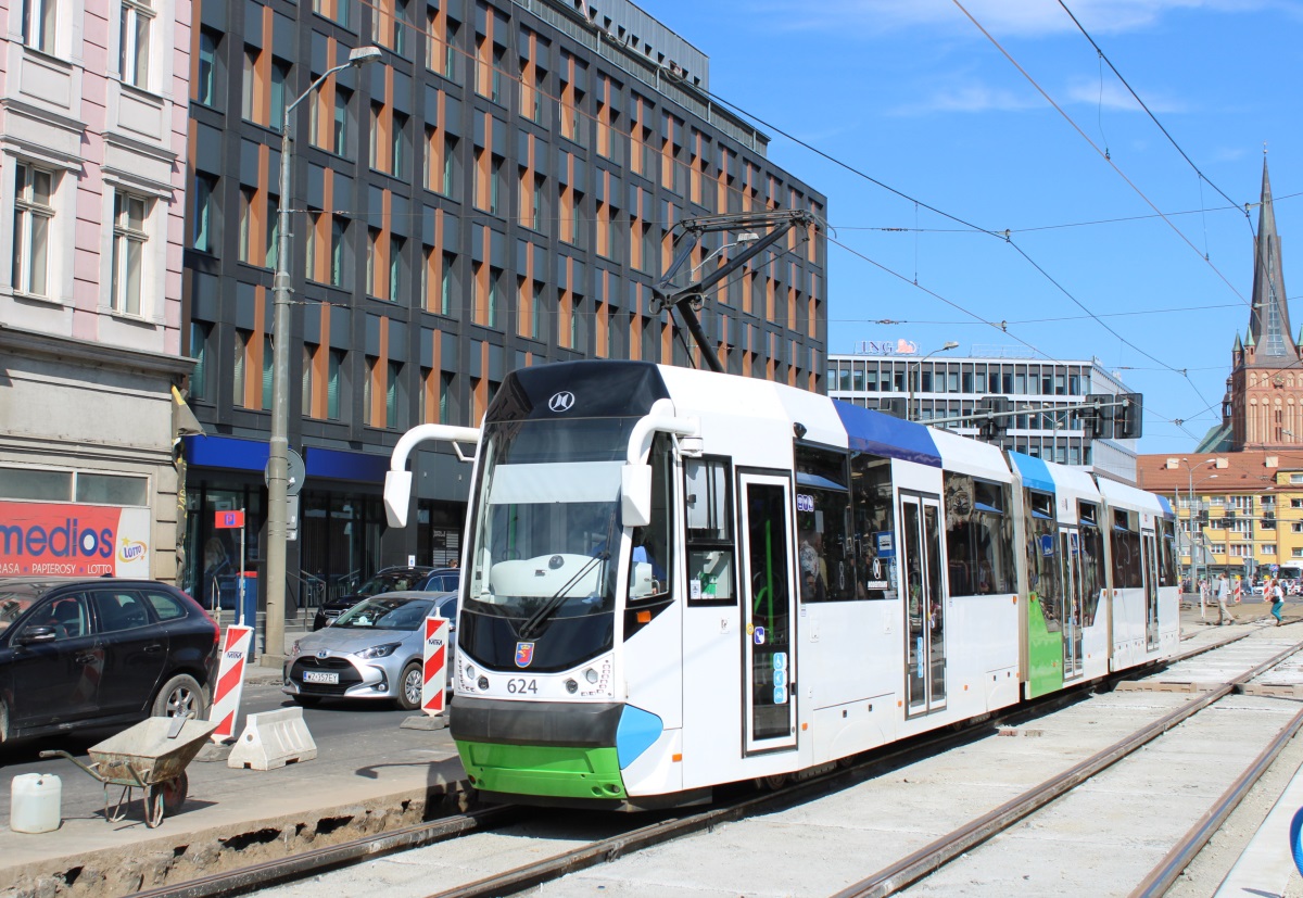 Szczecin, Modertrans Moderus Beta MF 29 AC BD # 624